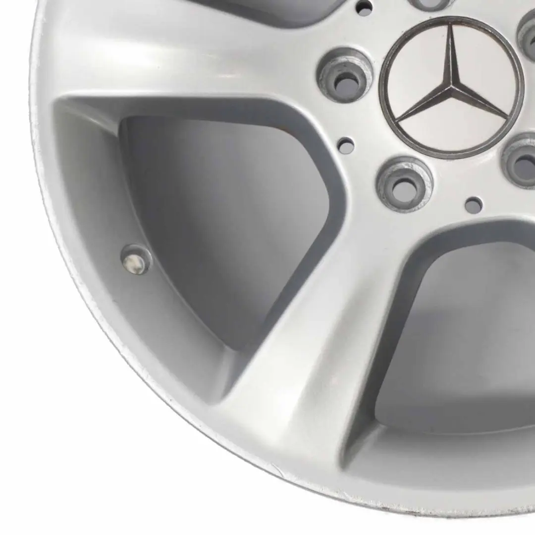 Mercedes W203 Silver Alloy Wheel Rim 5 Spoke 16" ET:31 7J - SKU A2034012902-2 - Part number A2034012902