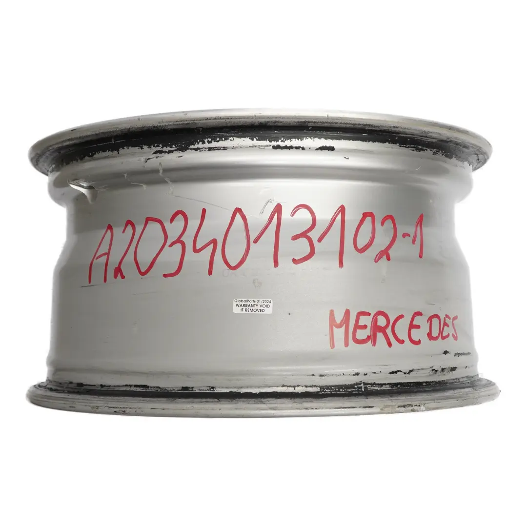 Mercedes W203 Jante en Alliage Argentée à 5 Branches 16" ET:32 8J - SKU A2034013102-1 - Numéro de pièce A2034013102