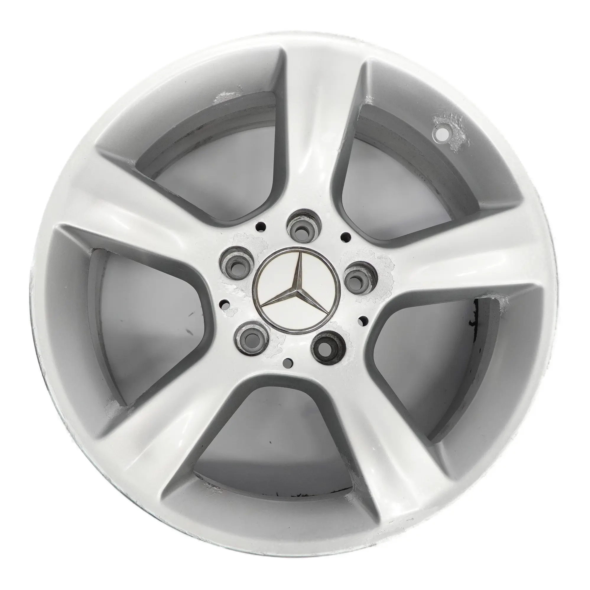 Mercedes W203 Cerchio In Lega Argento 5 Razze 16" ET:32 8J A2034013102