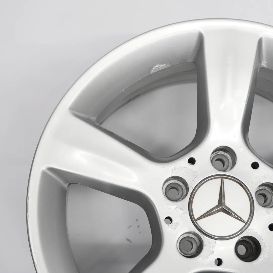 Alloy Wheel Rim 5 Spoke 16" ET:32 8J to Mercedes W203 Silver with Part number A2034013102 Mercedes W203 Silver Alloy Wheel Rim 5 Spoke 16" ET:32 8J - SKU A2034013102-1 - Part number A2034013102