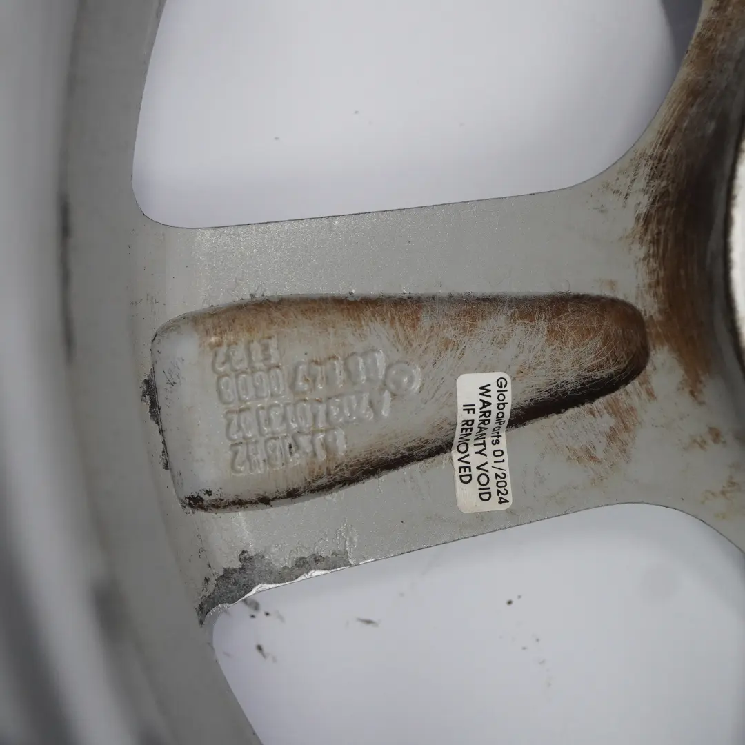 Mercedes W203 Silver Alloy Wheel Rim 5 Spoke 16" ET:32 8J - SKU A2034013102-1 - Part number A2034013102