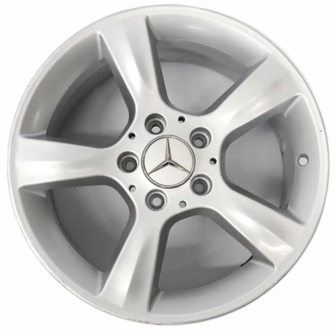 Mercedes W203 Silver Alloy Wheel Rim 5 Spoke 16" ET:32 8J - SKU A2034013102-2 - Part number A2034013102
