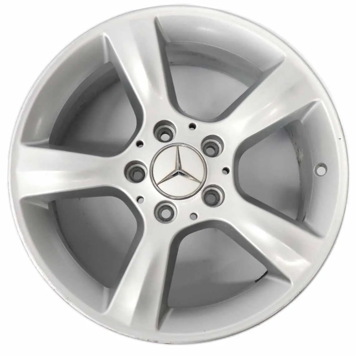 Mercedes W203 Cerchio In Lega Argento 5 Razze 16" ET:32 8J A2034013102
