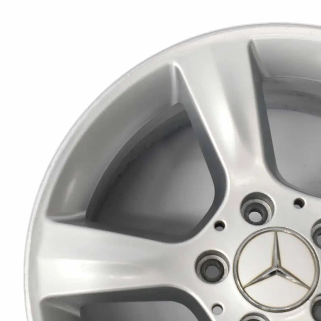 Alloy Wheel Rim 5 Spoke 16" ET:32 8J to Mercedes W203 Silver with Part number A2034013102 Mercedes W203 Silver Alloy Wheel Rim 5 Spoke 16" ET:32 8J - SKU A2034013102-2 - Part number A2034013102