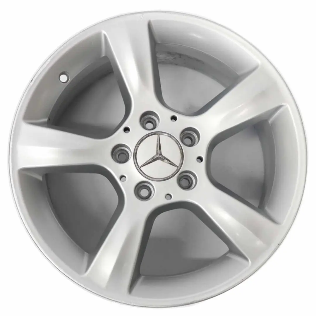 Alloy Wheel Rim 5 Spoke 16" ET:32 8J to Mercedes W203 Silver with Part number A2034013102 Mercedes W203 Silver Alloy Wheel Rim 5 Spoke 16" ET:32 8J - SKU A2034013102-3 - Part number A2034013102