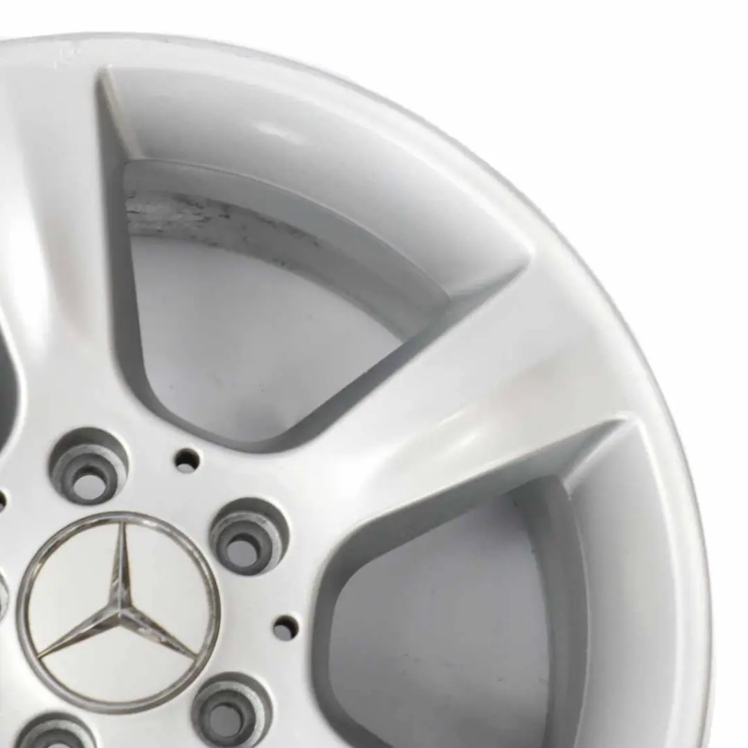 Mercedes W203 Silver Alloy Wheel Rim 5 Spoke 16" ET:32 8J - SKU A2034013102-3 - Part number A2034013102