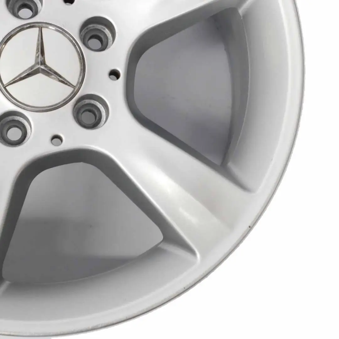 Mercedes W203 Silver Alloy Wheel Rim 5 Spoke 16" ET:32 8J - SKU A2034013102-3 - Part number A2034013102