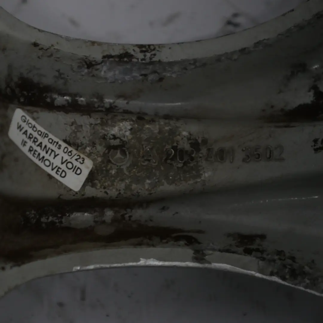 Alloy Wheel Rim 5 Spoke 17" ET:34 8,5J to Mercedes W203 Silver with Part number A2034013502 Mercedes W203 Silver Alloy Wheel Rim 5 Spoke 17" ET:34 8,5J - SKU A2034013502-1 - Part number A2034013502