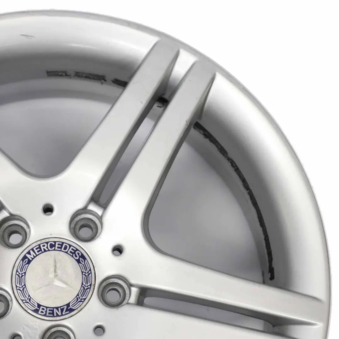 Mercedes W203 Argent 5-Double Rayons 18" ET:36 7,5J - SKU A2034015502-2 - Numéro de pièce A2034015502