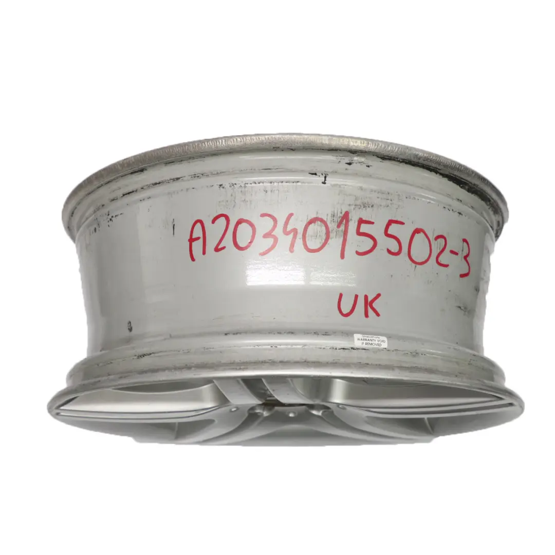 Mercedes W203 Silver 5-Double Spoke 18" ET:36 7,5J - SKU A2034015502-3 - Part number A2034015502