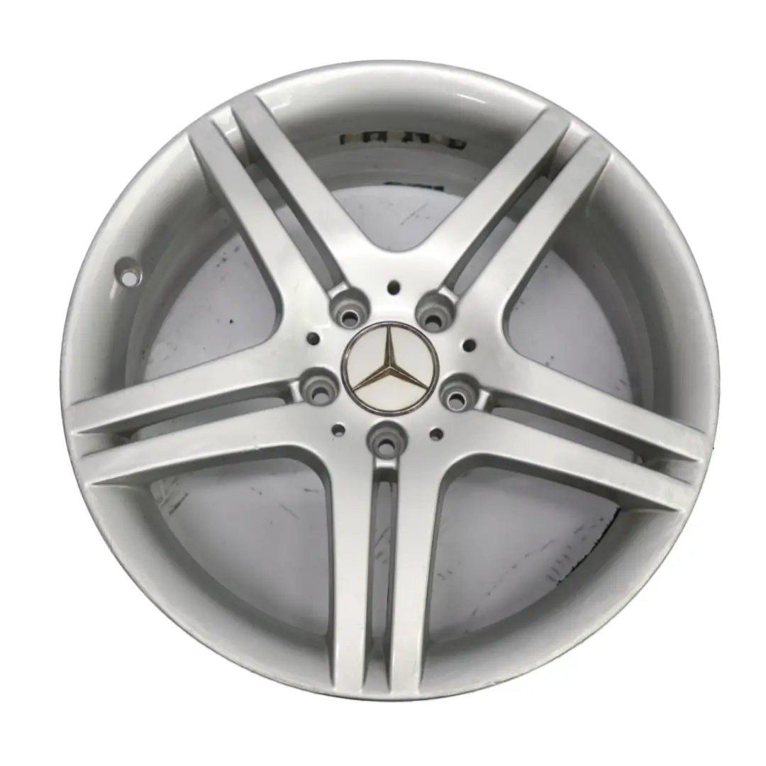 Mercedes W203 Silver 5-Double Spoke 18" ET:36 7,5J - SKU A2034015502-3 - Part number A2034015502