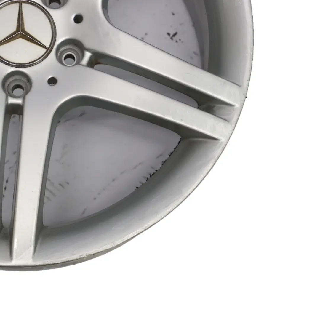 Mercedes W203 Silver 5-Double Spoke 18" ET:36 7,5J - SKU A2034015502-3 - Part number A2034015502
