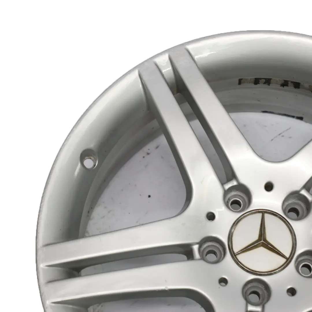 Mercedes W203 Silver 5-Double Spoke 18" ET:36 7,5J - SKU A2034015502-3 - Part number A2034015502