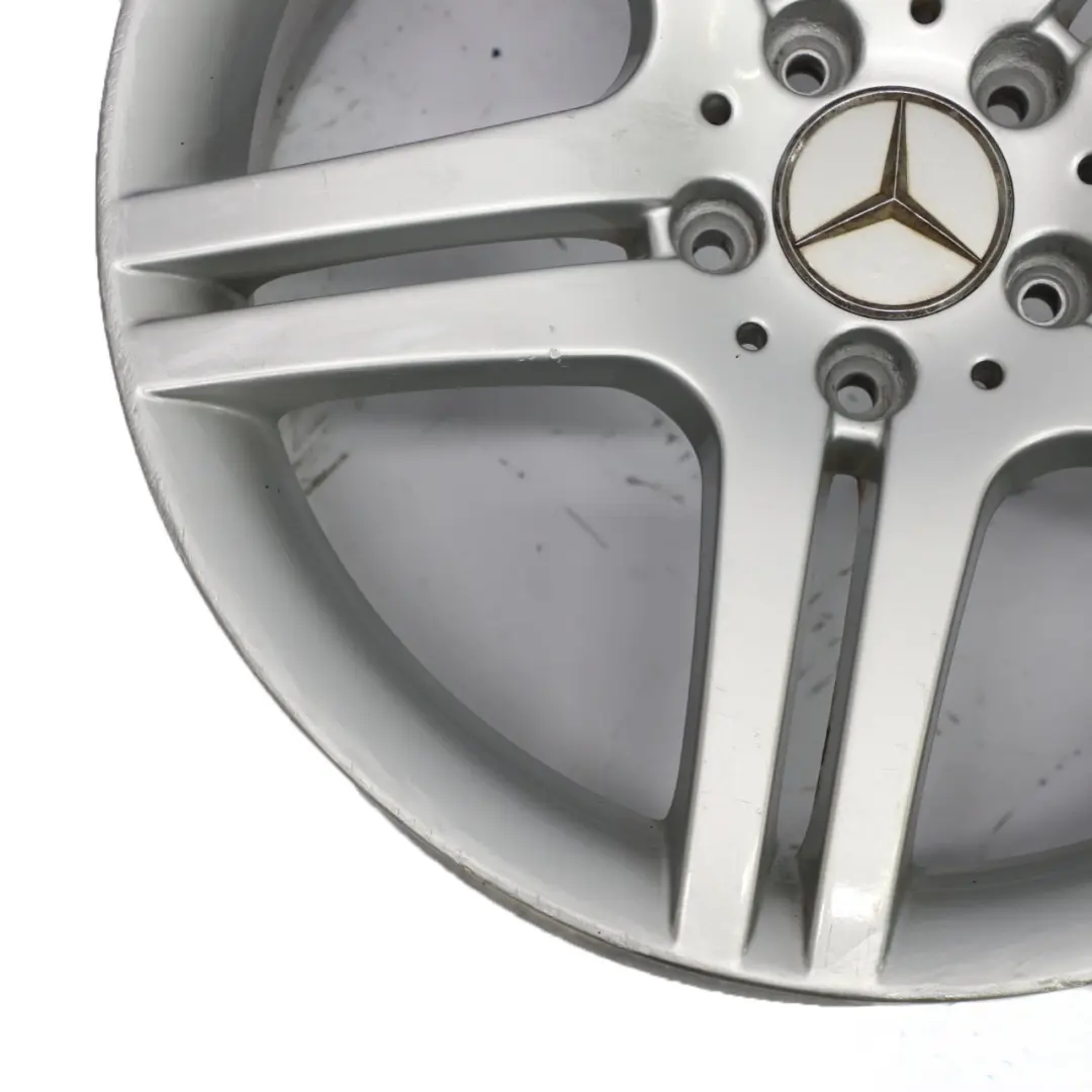 Mercedes W203 Silver 5-Double Spoke 18" ET:36 7,5J - SKU A2034015502-3 - Part number A2034015502