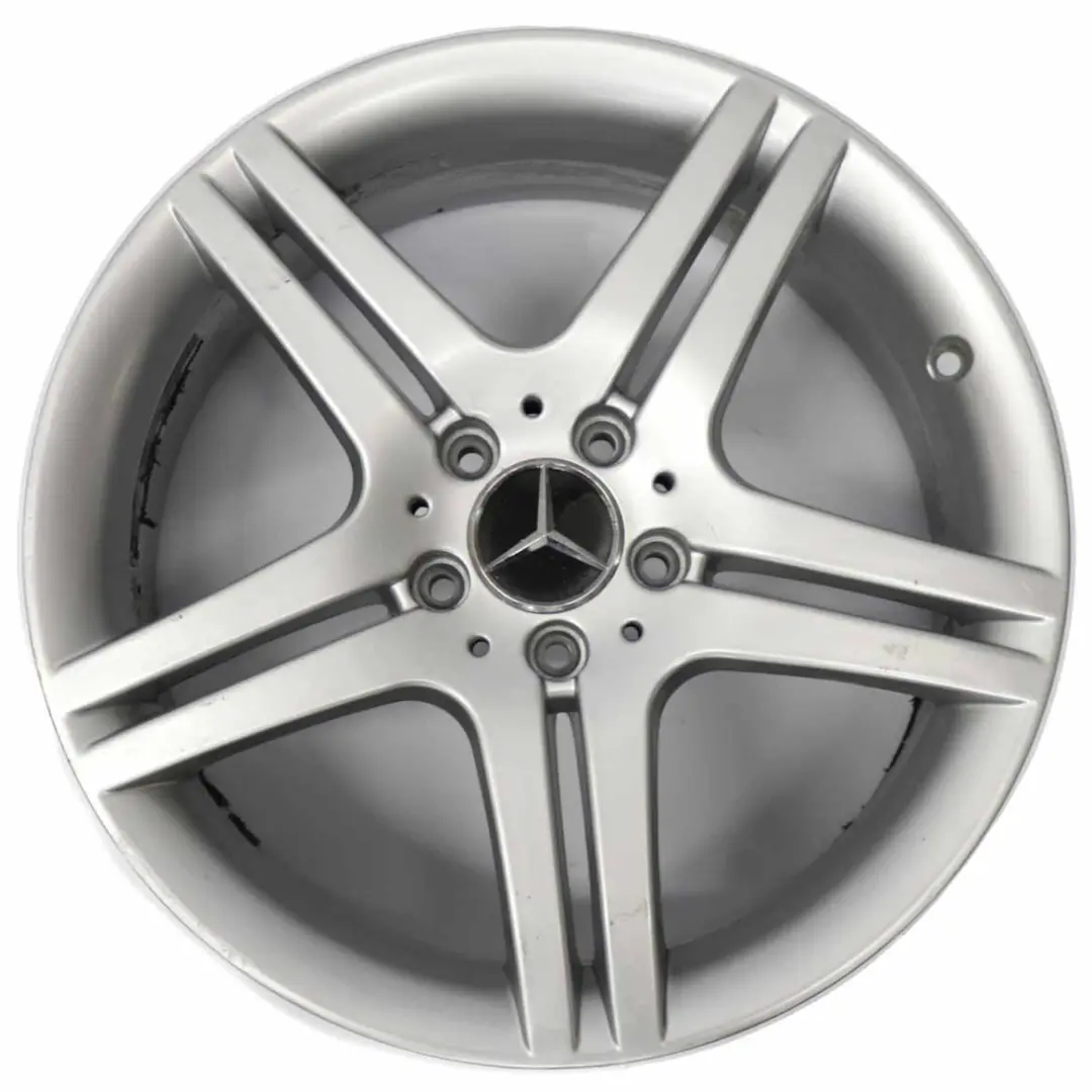 Mercedes W203 Silver 5-Double Spoke 18" ET:36 7,5J A2034015502 - SKU A2034015502-4 - Part number A2034015502-4