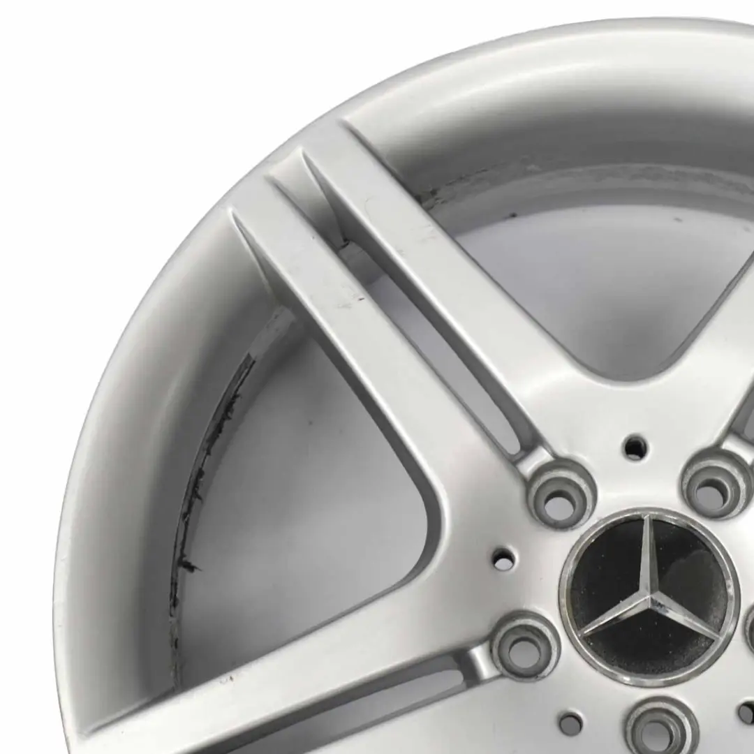 Mercedes W203 Silver 5-Double Spoke 18" ET:36 7,5J A2034015502 - SKU A2034015502-4 - Part number A2034015502-4