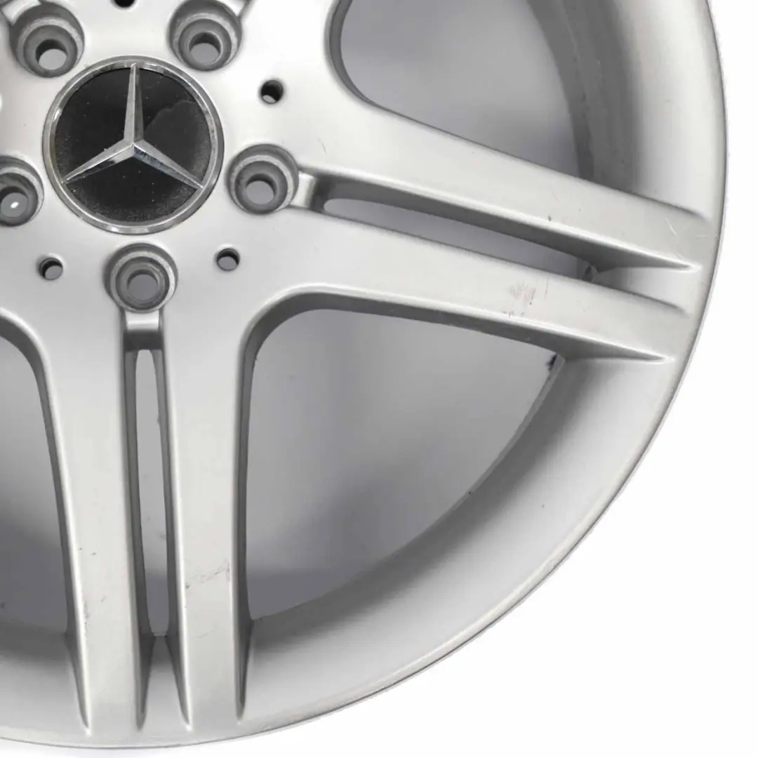 Mercedes W203 Silver 5-Double Spoke 18" ET:36 7,5J A2034015502 - SKU A2034015502-4 - Part number A2034015502-4