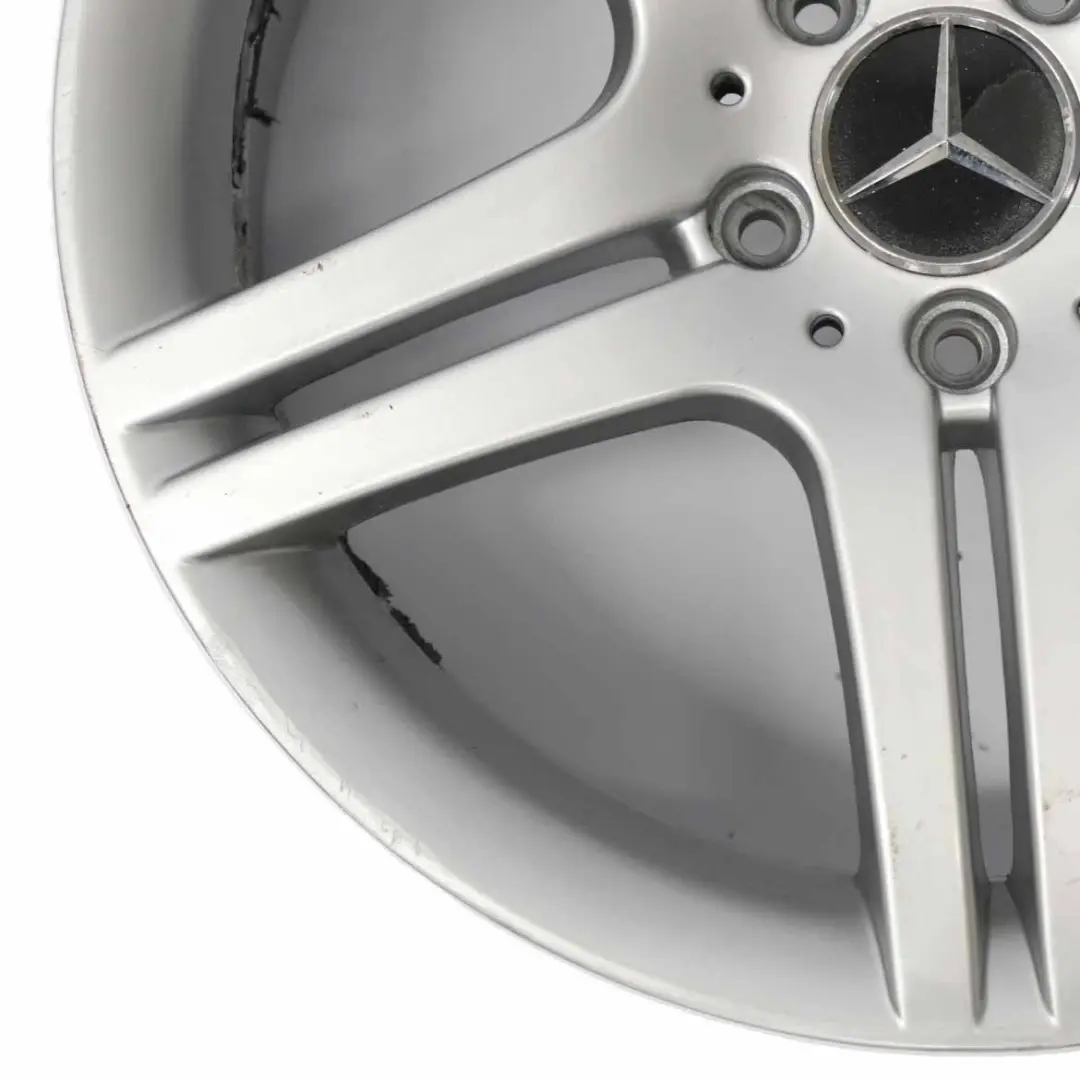 Mercedes W203 Silver 5-Double Spoke 18" ET:36 7,5J A2034015502 - SKU A2034015502-4 - Part number A2034015502-4