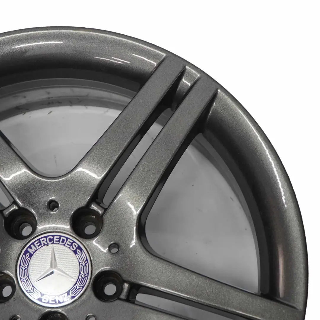 Mercedes W203 Gris 5-Double Spoke 18" ET:36 7,5J A2034015502 - SKU A2034015502-5 - Numéro de pièce A2034015502-4