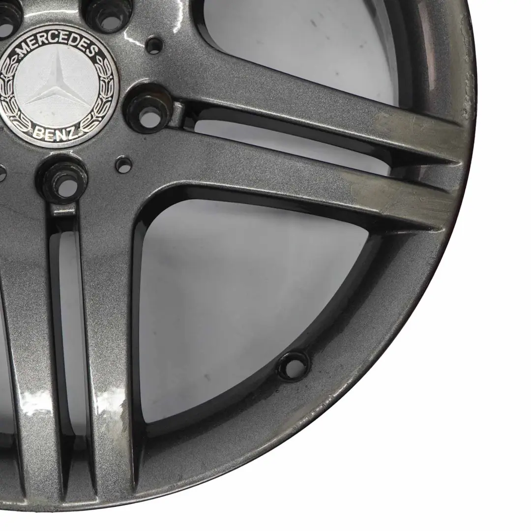 Mercedes W203 Gris 5-Double Spoke 18" ET:36 7,5J A2034015502 - SKU A2034015502-6 - Numéro de pièce A2034015502-4