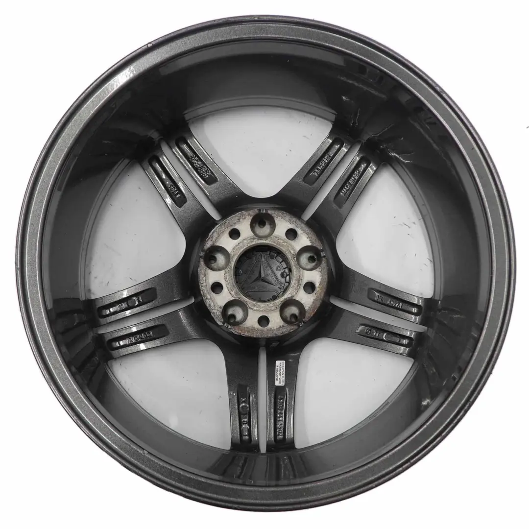 Mercedes W203 Gris 5-Double Spoke 18" ET:36 7,5J A2034015502 - SKU A2034015502-6 - Numéro de pièce A2034015502-4