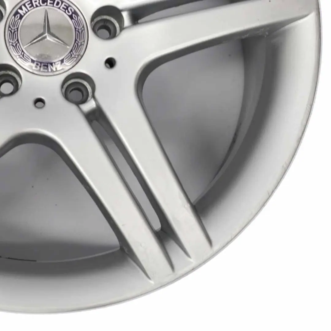 Mercedes W203 Plateado De 5 Radios Dobles 18" ET:30 8,5J - SKU A2034015602-2 - Número de pieza A2034015602