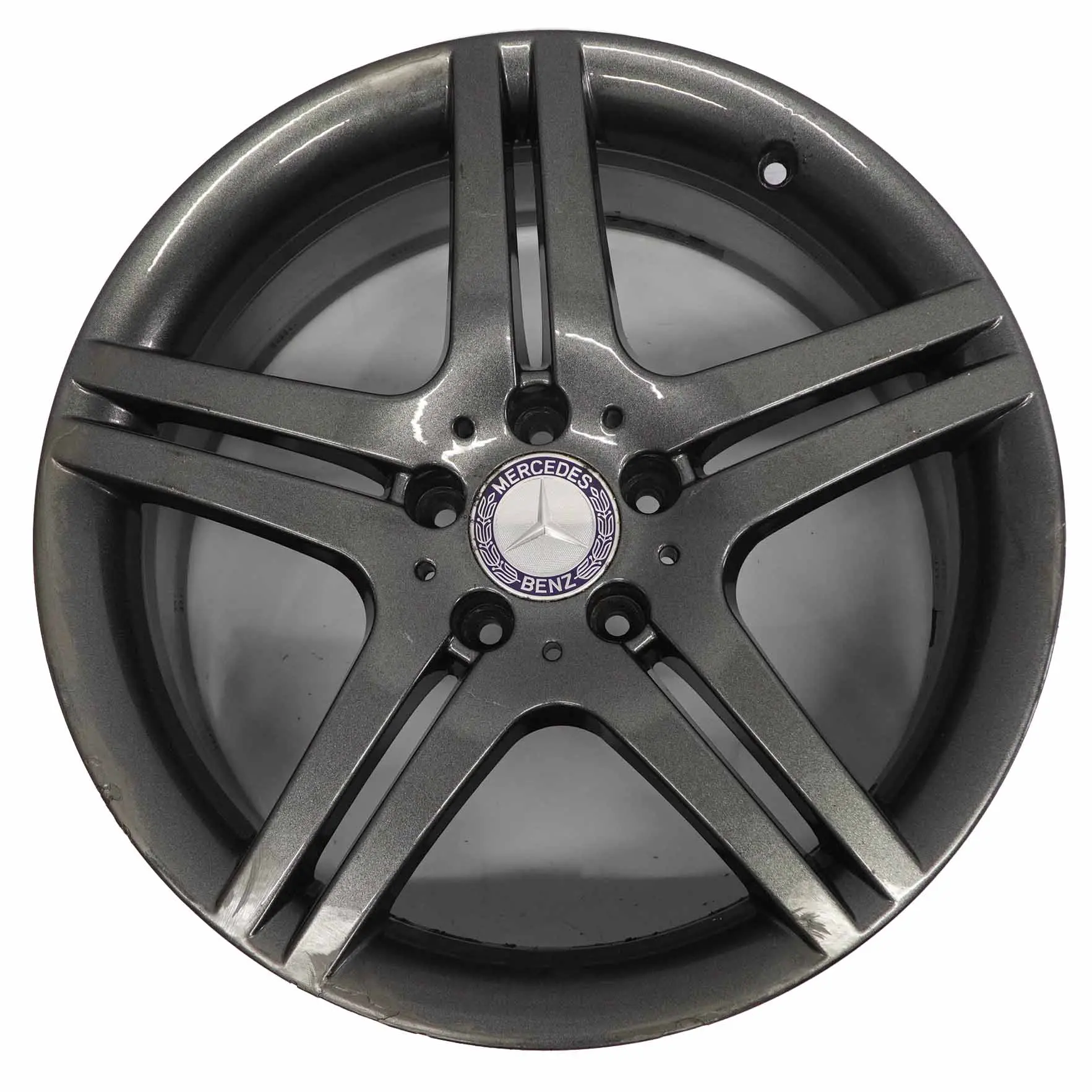 Mercedes W203 Grigio Cerchio 5 doppie razze in lega 18" ET:30 8,5J A2034015602