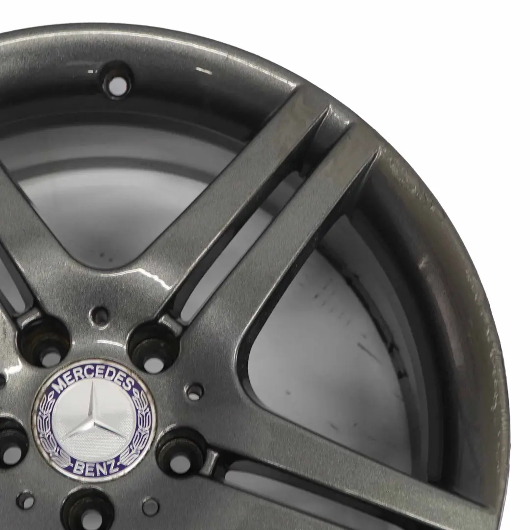 5-Doppelspeichenfelge Leichtmetallfelge 18" ET:30 8,5J für Mercedes W203 mit Teilenummer A2034015602 Mercedes W203 5-Doppelspeichenfelge Leichtmetallfelge 18" ET:30 8,5J - SKU A2034015602-4 - Teilenummer A2034015602