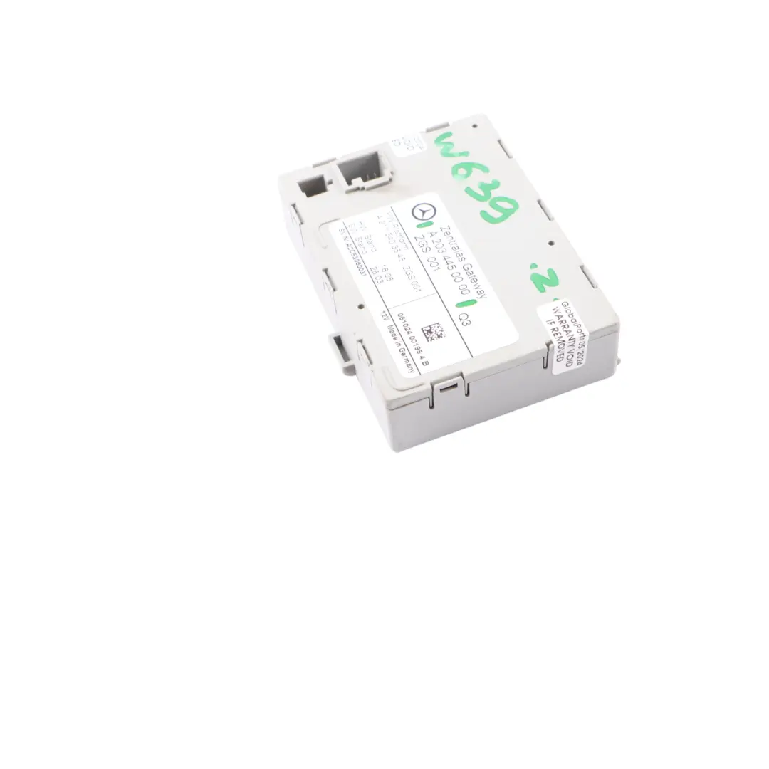 Moduł Sterownik Gateway do Mercedes Vito W639 o numerze A2034450000 Mercedes Vito W639 Moduł Sterownik Gateway - SKU A2034450000 - Numer Części A2034450000