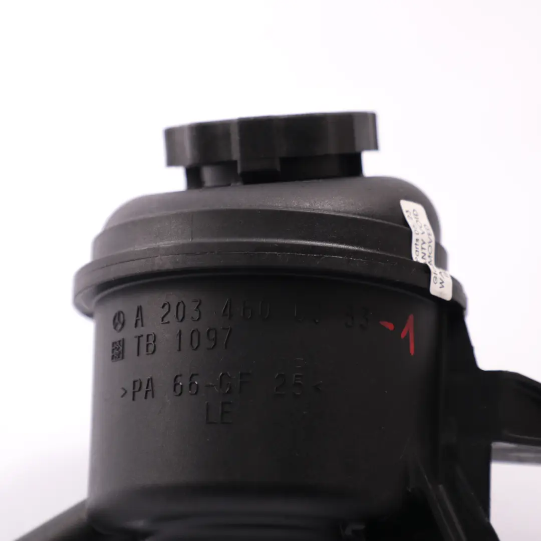 Steering Fluid Tank Reservoir Bottle to Mercedes W203 W211 Diesel Power with Part number A2034600083 Mercedes W203 W211 Diesel Power Steering Fluid Tank Reservoir Bottle - SKU A2034600083-1 - Part number A2034600083