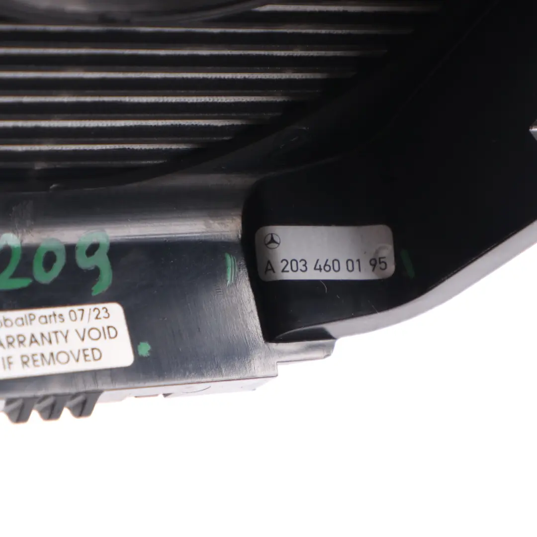 Mercedes W203 C209 Osłona Kolumny Kierownicy Czarna - SKU A2034600195 - Numer Części A2034600195