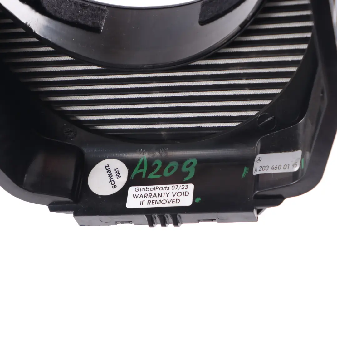  Lenksäulenabdeckung Mercedes W203 C209 Abdeckkappe Umrandung Schwarz - SKU A2034600195 - Teilenummer A2034600195