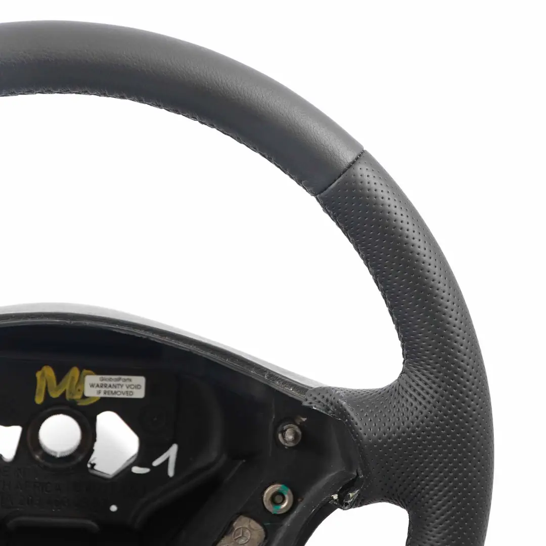 Mercedes W203 S203 NEW Black Leather Steering Wheel with Black Threads - SKU A2034600903-1 - Part number A2034600903