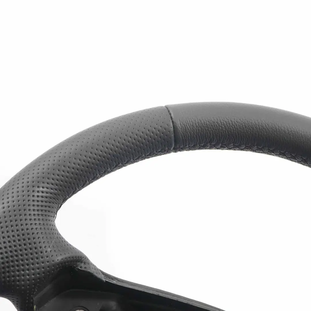 NUEVO volante de cuero negro con hilos negros para Mercedes W203 S203 con número de pieza A2034600903 Mercedes W203 S203 NUEVO volante de cuero negro con hilos negros - SKU A2034600903-1 - Número de pieza A2034600903