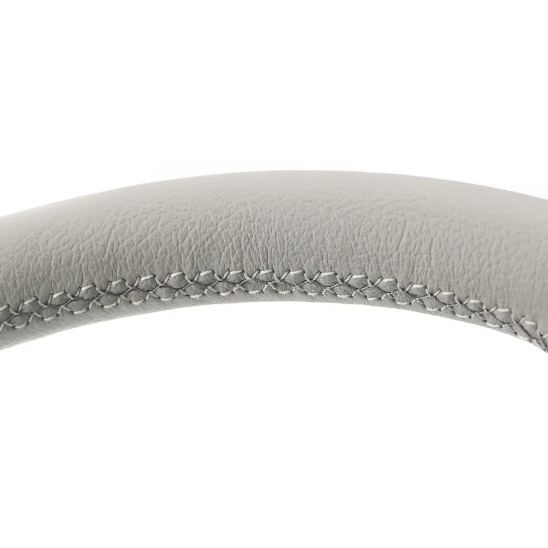 Mercedes W203 NEW Grey Leather Steering Wheel with Grey Threads - SKU A2034600903-2 - Part number A2034600903