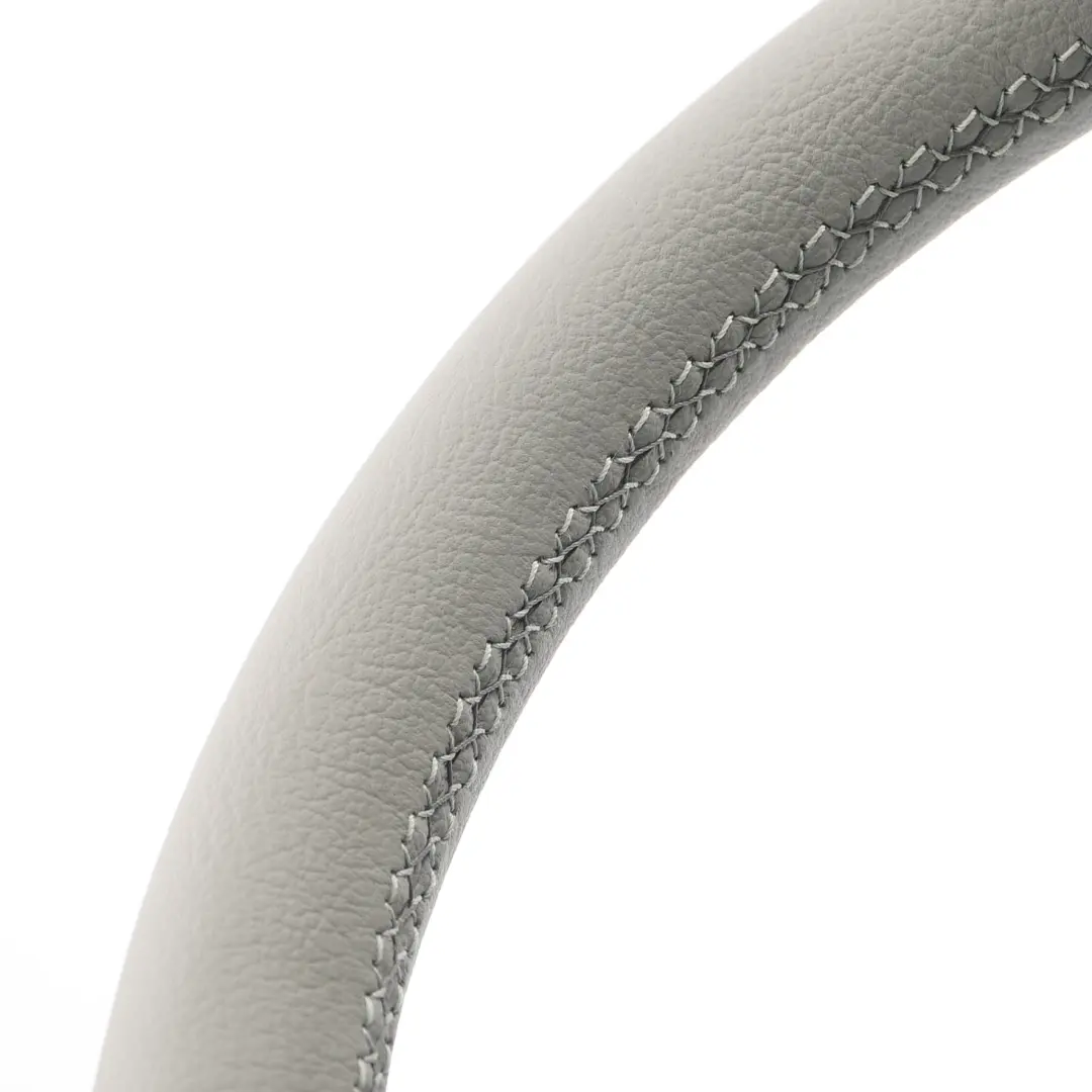 Mercedes W203 NEW Grey Leather Steering Wheel with Grey Threads - SKU A2034600903-2 - Part number A2034600903