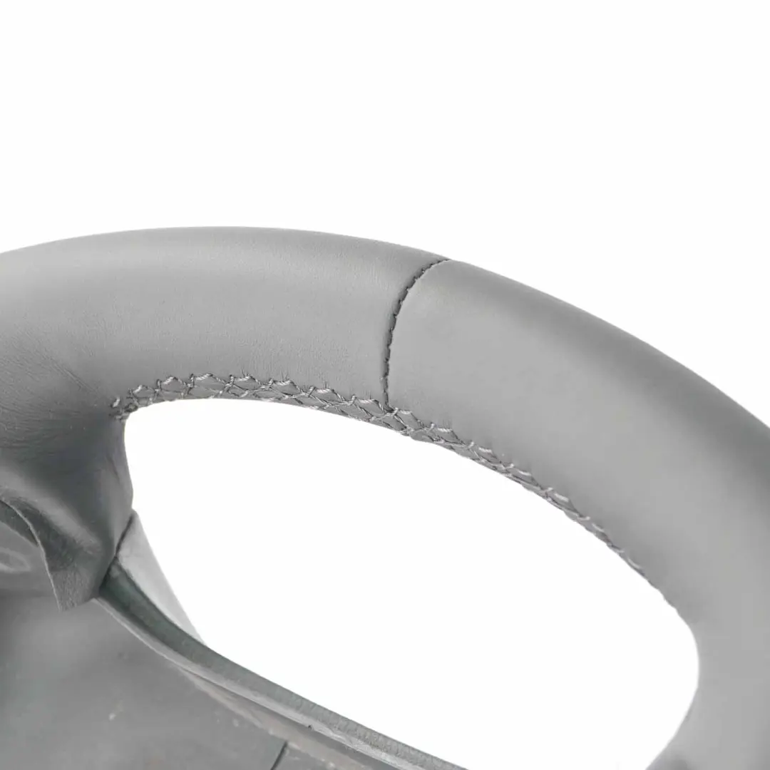 Grey Leather Steering Wheel with Grey Threads Mercedes W203 NEW - SKU A2034600903-3 - Part number A2034600903