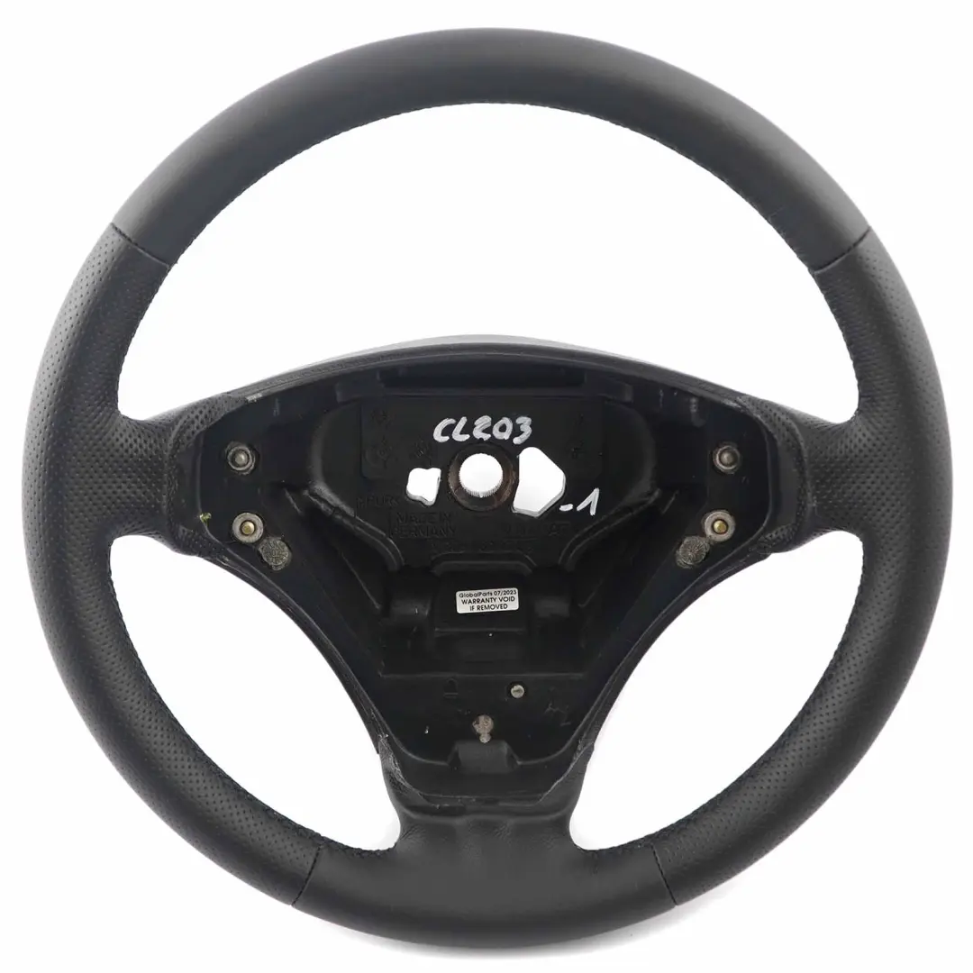 Mercedes CLC-Klasse CL203 NEU Leder Schwarz Lenkrad Lederlenkrad - SKU A2034601203-1 - Teilenummer A2034601203