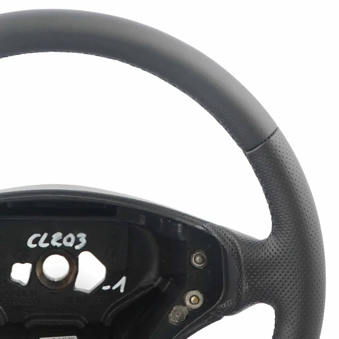 Mercedes CLC-Klasse CL203 NEU Leder Schwarz Lenkrad Lederlenkrad - SKU A2034601203-1 - Teilenummer A2034601203