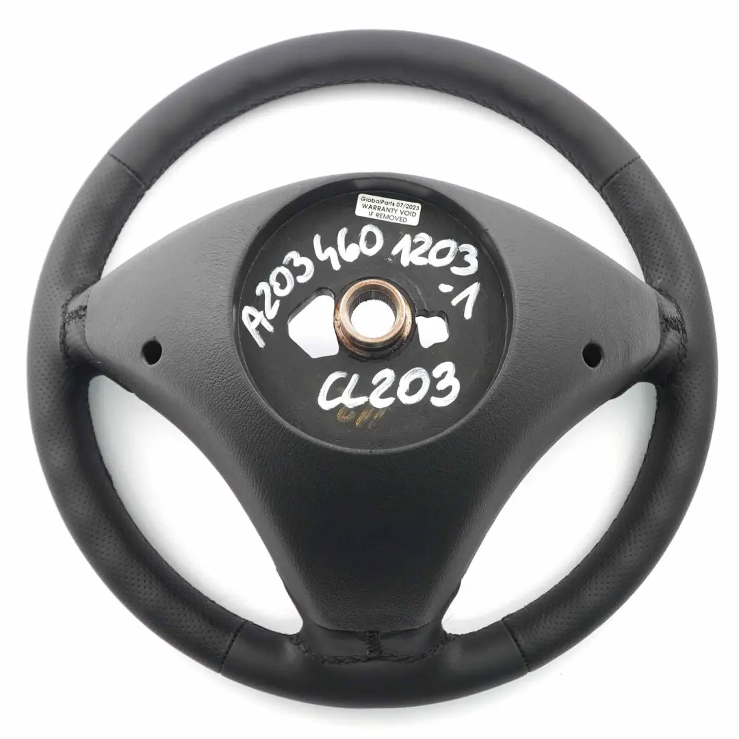Mercedes-Benz CLC-Class CL203 NEW Black Leather Steering Wheel to with Part number A2034601203 Mercedes-Benz CLC-Class CL203 NEW Black Leather Steering Wheel - SKU A2034601203-1 - Part number A2034601203