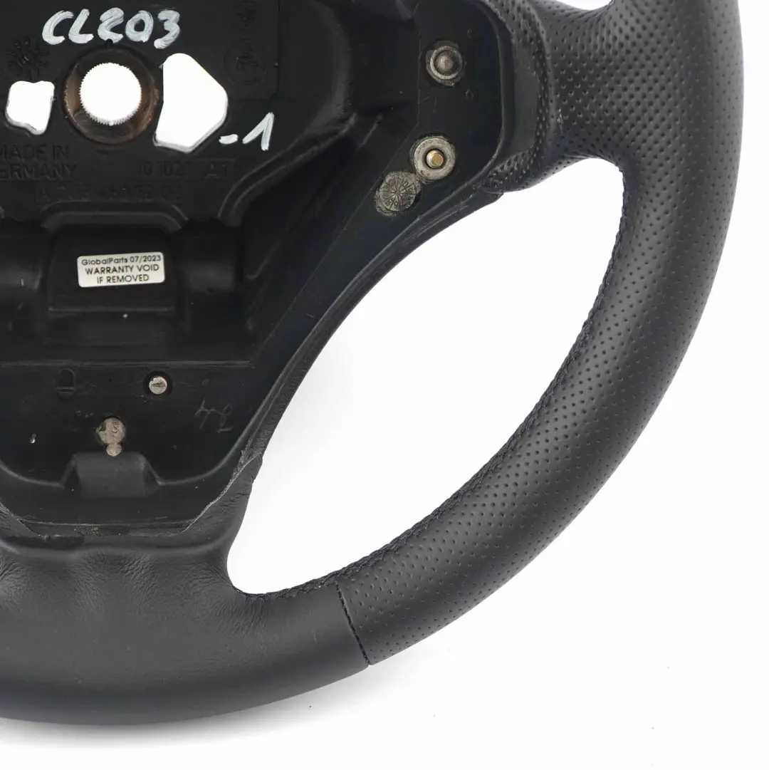 Mercedes-Benz CLC-Class CL203 NEW Black Leather Steering Wheel to with Part number A2034601203 Mercedes-Benz CLC-Class CL203 NEW Black Leather Steering Wheel - SKU A2034601203-1 - Part number A2034601203