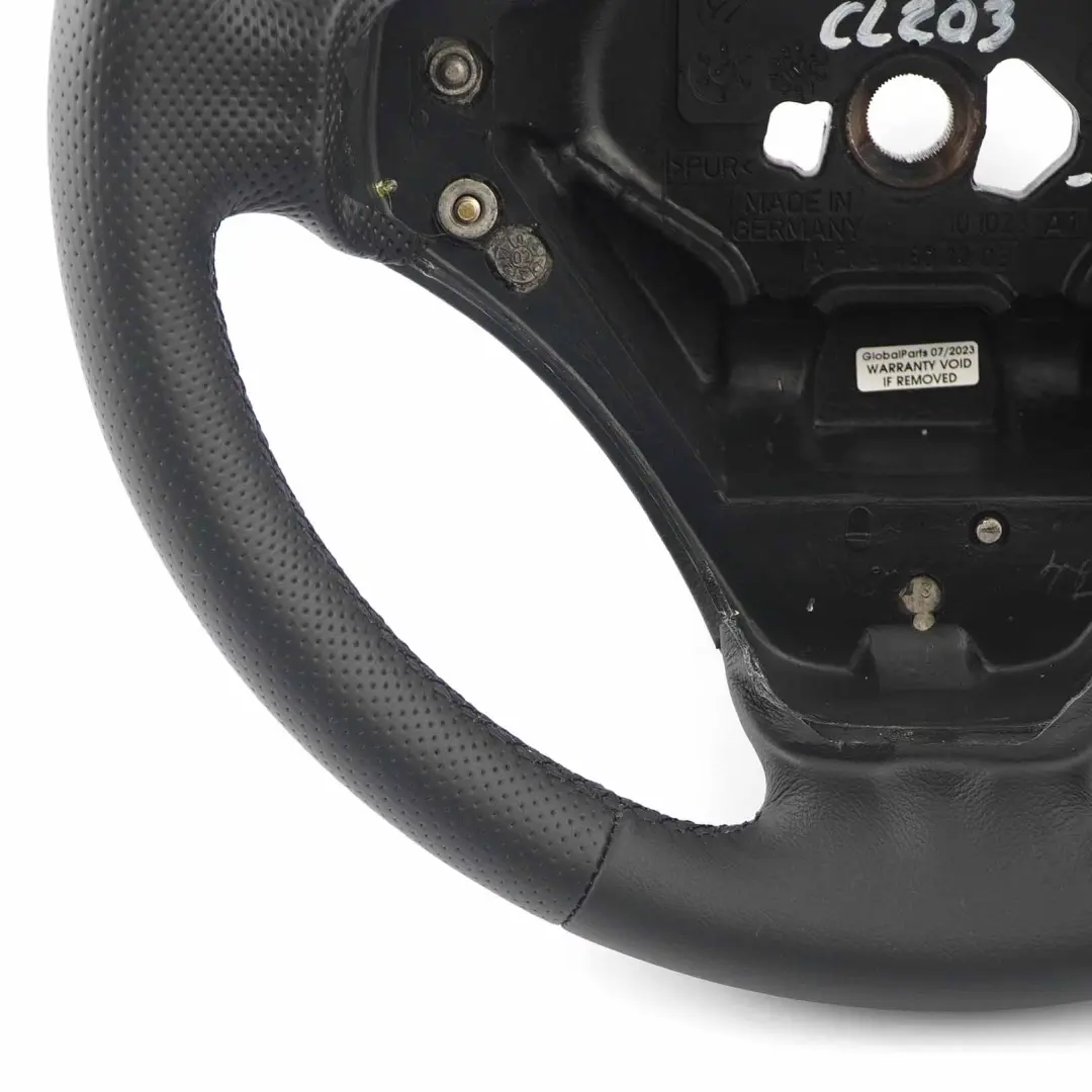 Mercedes-Benz CLC-Class CL203 NEW Black Leather Steering Wheel to with Part number A2034601203 Mercedes-Benz CLC-Class CL203 NEW Black Leather Steering Wheel - SKU A2034601203-1 - Part number A2034601203
