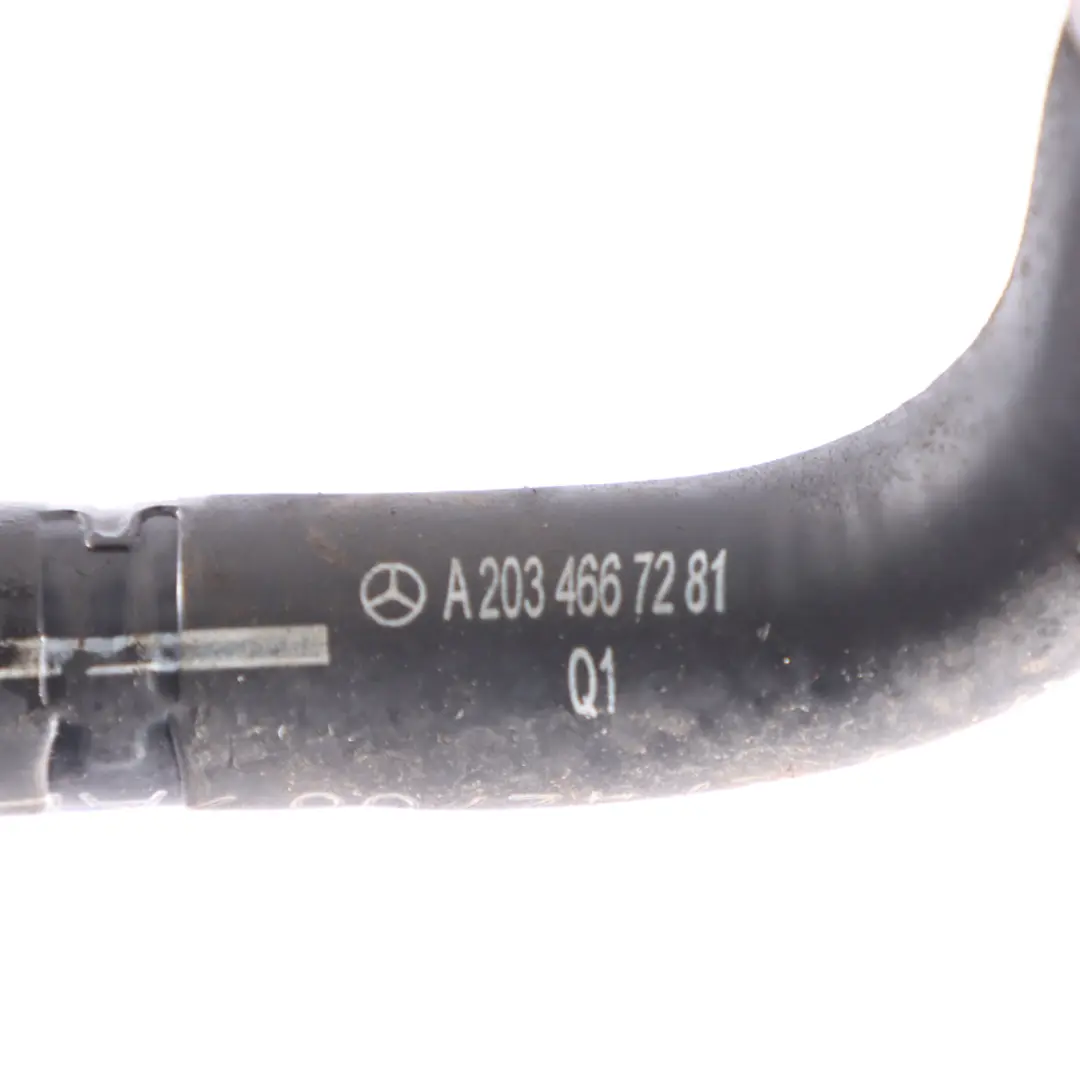 Mercedes C203 Petrol OM272 Tuyau retour liquide direction assistée - SKU A2034667281 - Numéro de pièce A2034667281