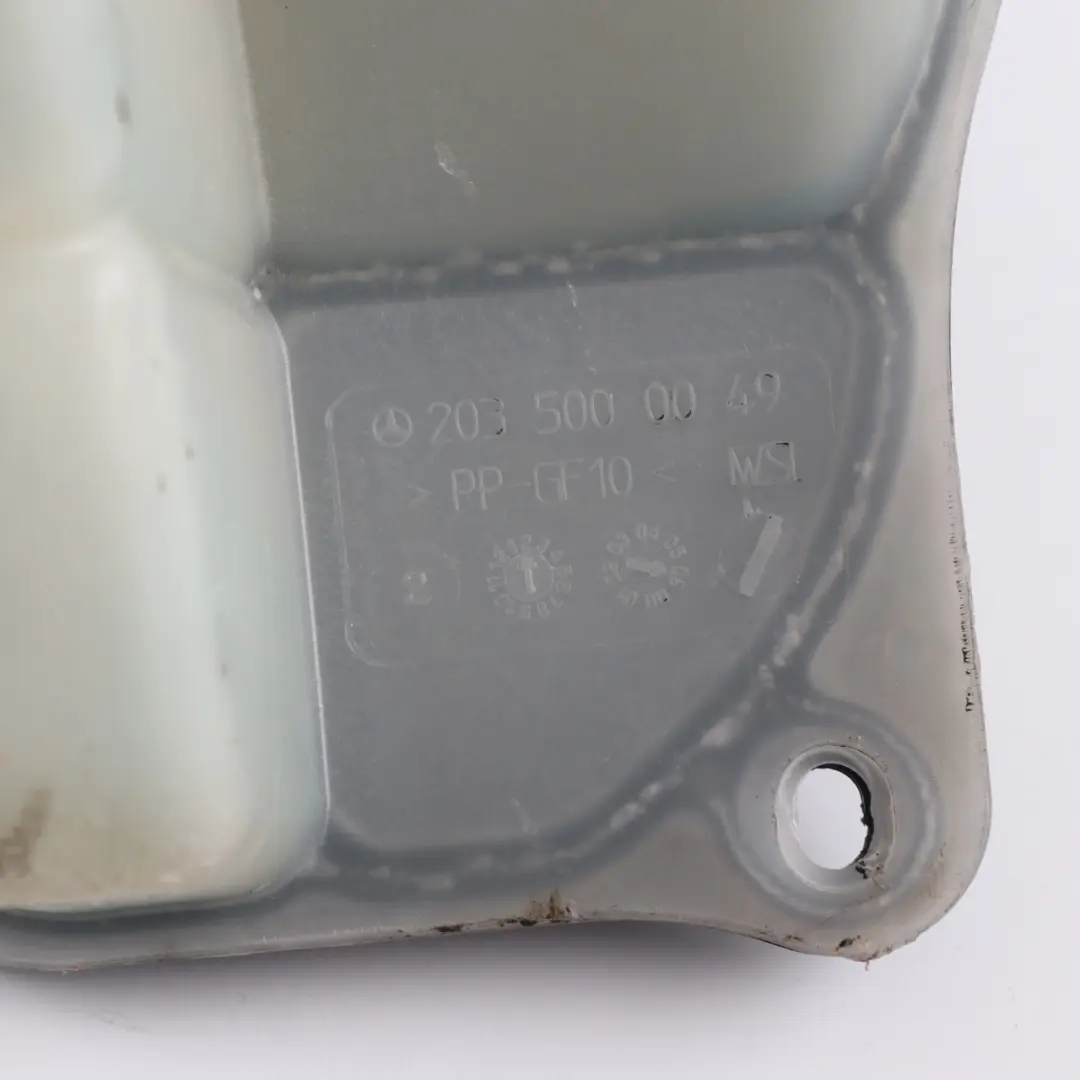 Coolant Overflow Expansion Tank Bottle to Mercedes W203 C209 with Part number A2035000049 Mercedes W203 C209 Coolant Overflow Expansion Tank Bottle - SKU A2035000049-1 - Part number A2035000049