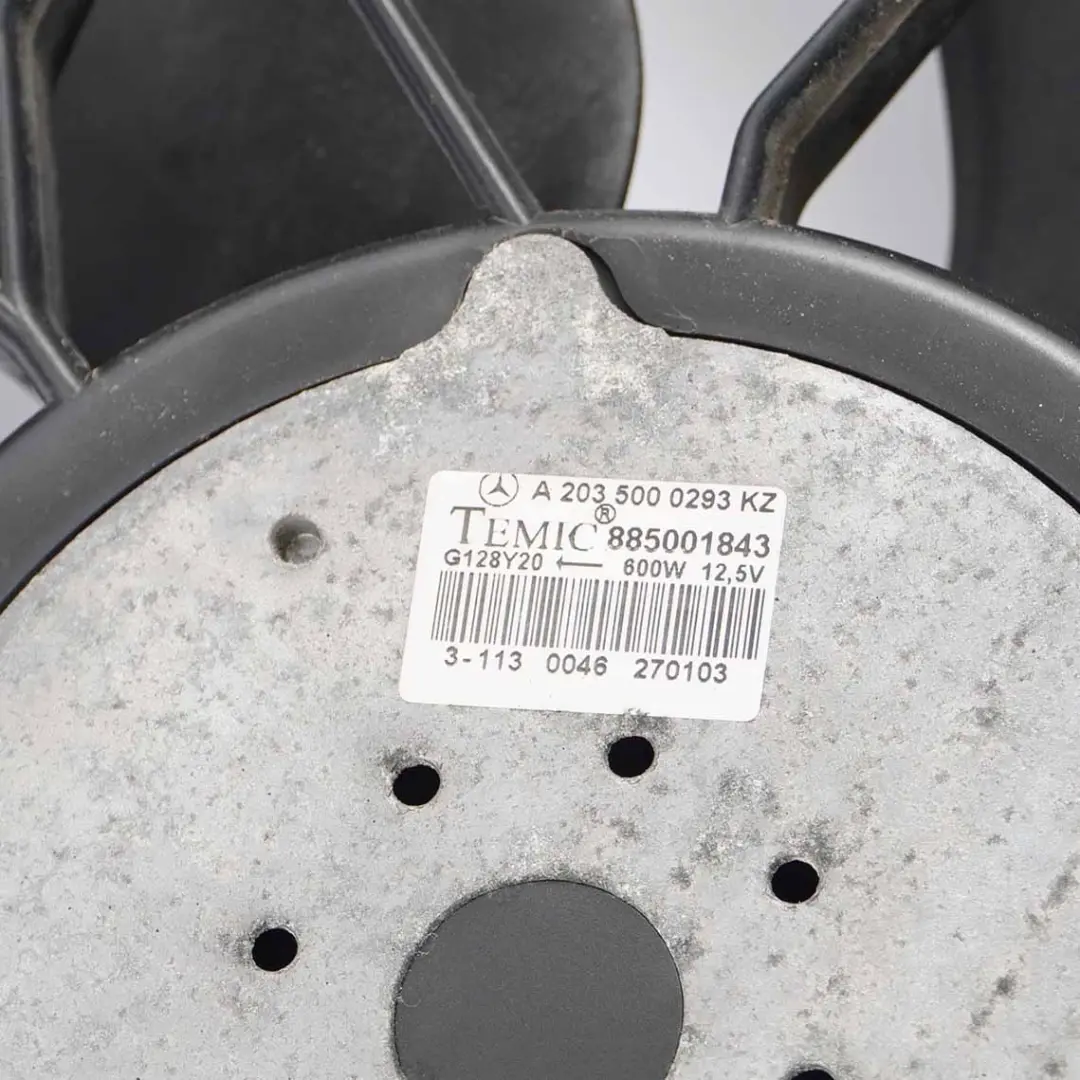 Clase C W203 Motor Refrigeracion Radiador Ventilador A2035000193 para Mercedes con número de pieza A2035000293 Mercedes Clase C W203 Motor Refrigeracion Radiador Ventilador A2035000193 - SKU A2035000293-1 - Número de pieza A2035000293