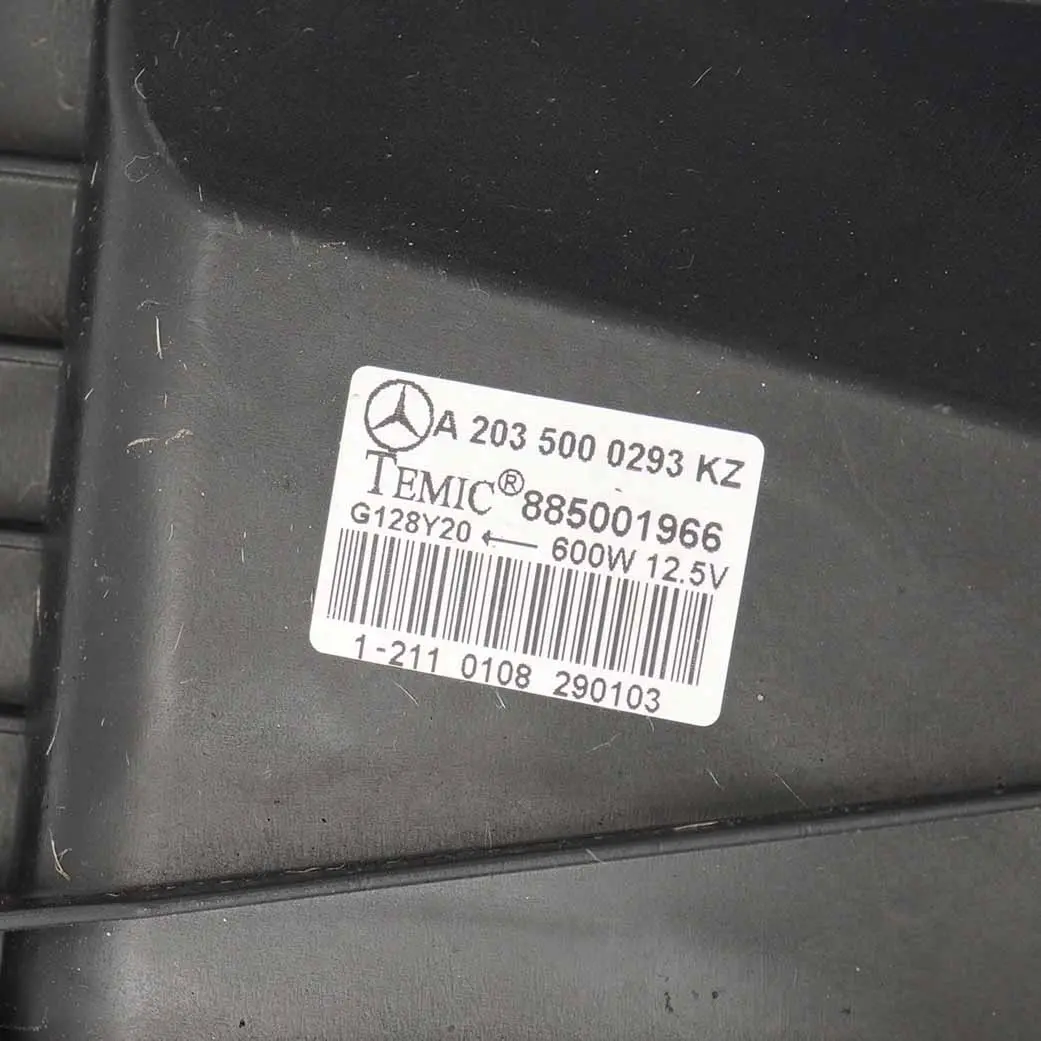 Mercedes W203 Chłodnica Wentylator - SKU A2035000293-1 - Numer Części A2035000293
