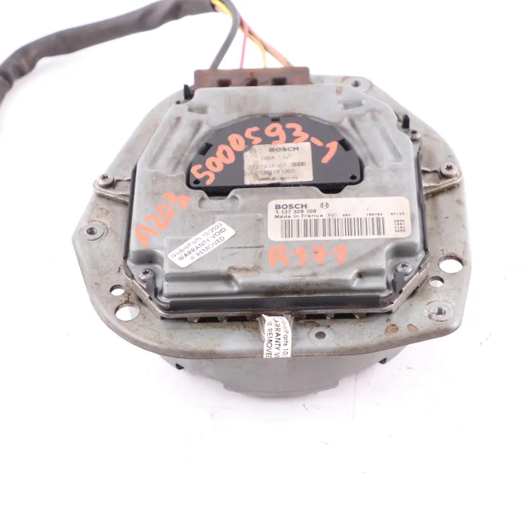 Mercedes SLK R171 Radiator Fan Motor Engine Cooling Unit 600W A2035000493 - SKU A2035000593-1 - Part number A2035000593