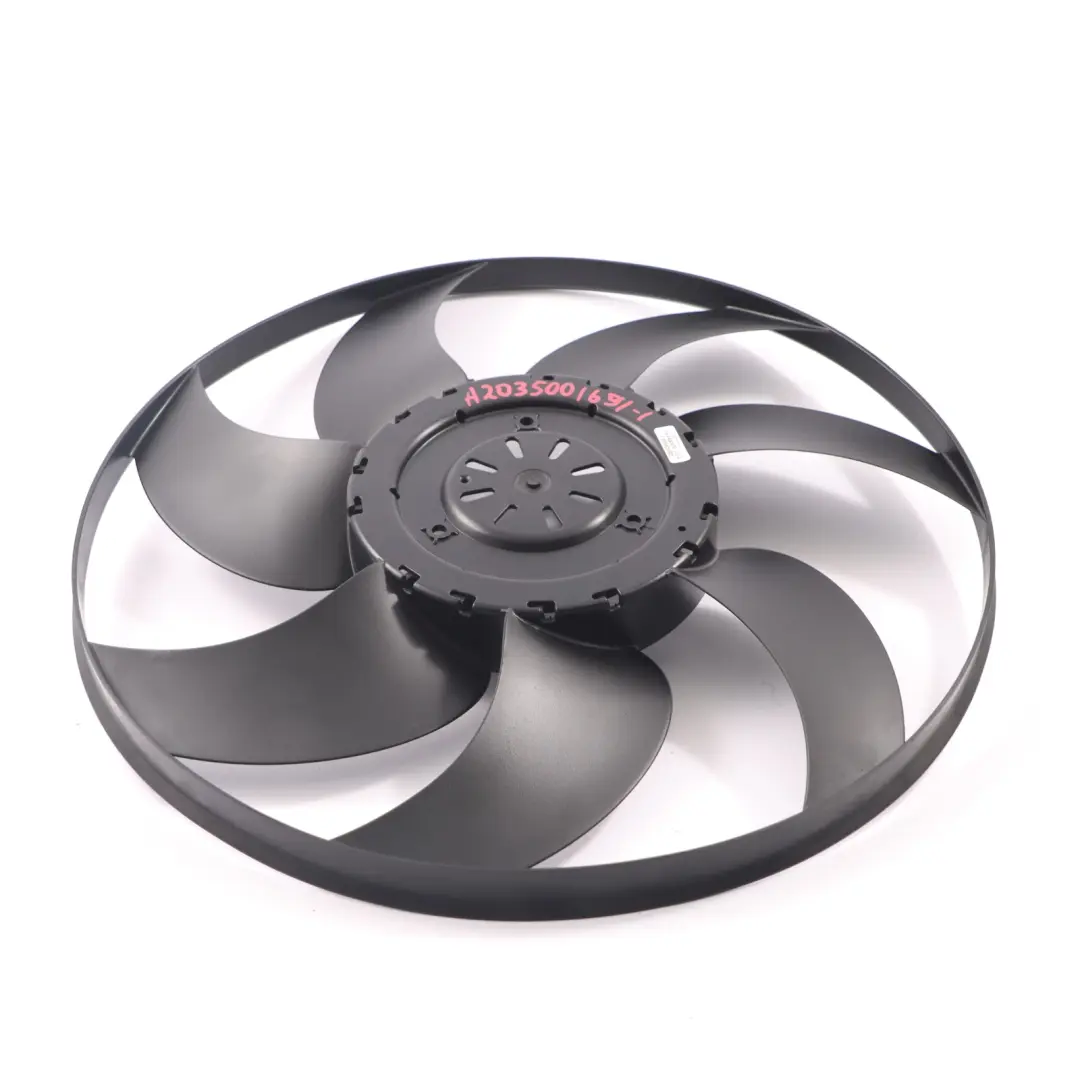 Cooling Radiator Blower Fan Shroud Cover 400W to Mercedes W203 Engine with Part number A2035001693 Mercedes W203 Engine Cooling Radiator Blower Fan Shroud Cover 400W - SKU A2035001693-1 - Part number A2035001693