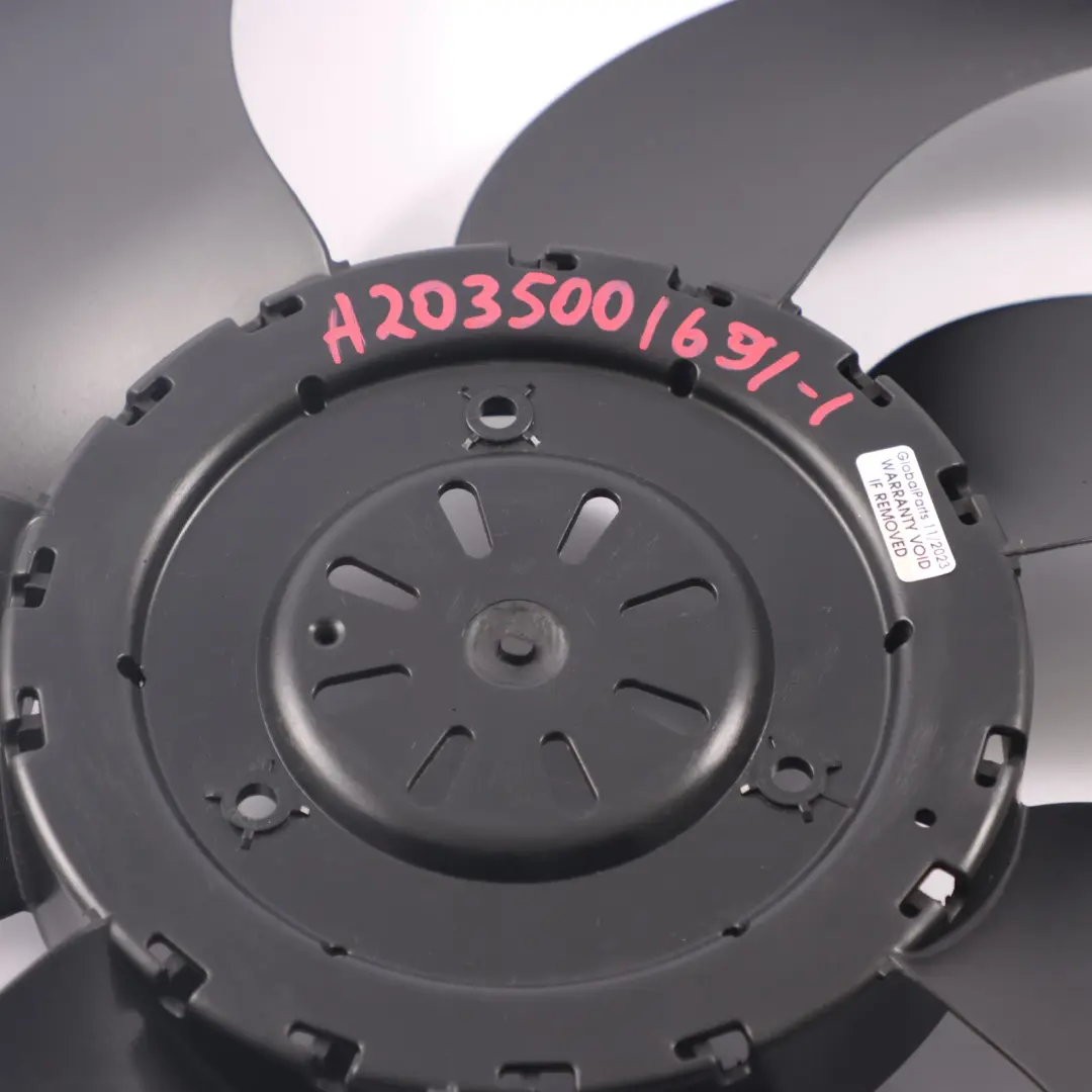 Mercedes W203 Motor Refrigeración Radiador Ventilador Cubierta 400W - SKU A2035001693-1 - Número de pieza A2035001693