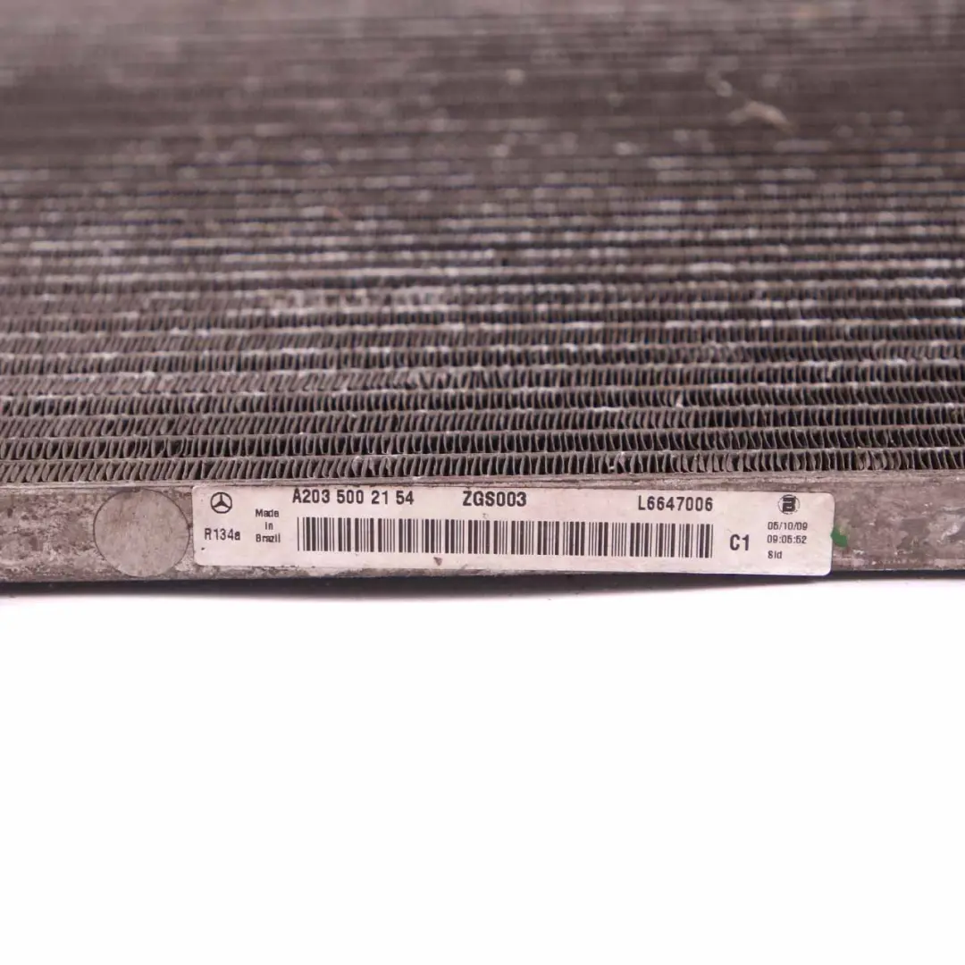 Mercedes W203 Petrol Air Conditioning Condenser Cooling Radiator - SKU A2035002154 - Part number A2035002154